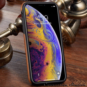YourWorldShop Black / for iPhone 7 Leather Ultra Thin Case For iPhone Xs Xr XS Max X 8 7 6/plus 21984607-black-for-iphone-7