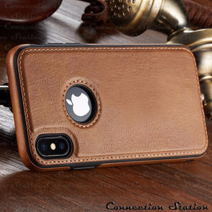 YourWorldShop Black / for iPhone 7 Leather Ultra Thin Case For iPhone Xs Xr XS Max X 8 7 6/plus 21984607-black-for-iphone-7