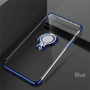 YourWorldShop Blue / For Iphone X Luxury Magnetic Ring Stand Case For Iphone 6 6S 7 8 X XS MAX XR 21111087-blue-for-iphone-x