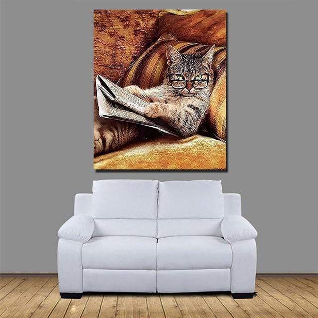 YourWorldShop CAT 4 / 40x50cm Colorful Various Animal Paint By Number 22056117-cat-4-40x50cm