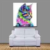 YourWorldShop CAT 5 / 40x50cm Colorful Various Animal Paint By Number 22056117-cat-5-40x50cm