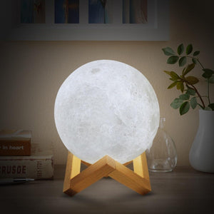 YourWorldShop Diameter 8cm 3D Print Moon LED Lamp For Home Decoration 18831268-diameter-8cm