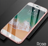 YourWorldShop For iPhone 6Plus 6sP / Black 7D Aluminum Alloy Tempered Glass For iPhone 6, 6s, 7 Plus, X, 8, 5, SE, 5S 23526520-for-iphone-6plus-6sp-black