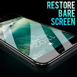 YourWorldShop For iPhone 6Plus 6sP / Black 7D Aluminum Alloy Tempered Glass For iPhone 6, 6s, 7 Plus, X, 8, 5, SE, 5S 23526520-for-iphone-6plus-6sp-black