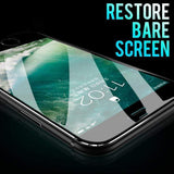 YourWorldShop For iPhone 6Plus 6sP / Black 7D Aluminum Alloy Tempered Glass For iPhone 6, 6s, 7 Plus, X, 8, 5, SE, 5S 23526520-for-iphone-6plus-6sp-black