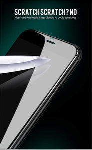 YourWorldShop For iPhone 6Plus 6sP / Black 7D Aluminum Alloy Tempered Glass For iPhone 6, 6s, 7 Plus, X, 8, 5, SE, 5S 23526520-for-iphone-6plus-6sp-black