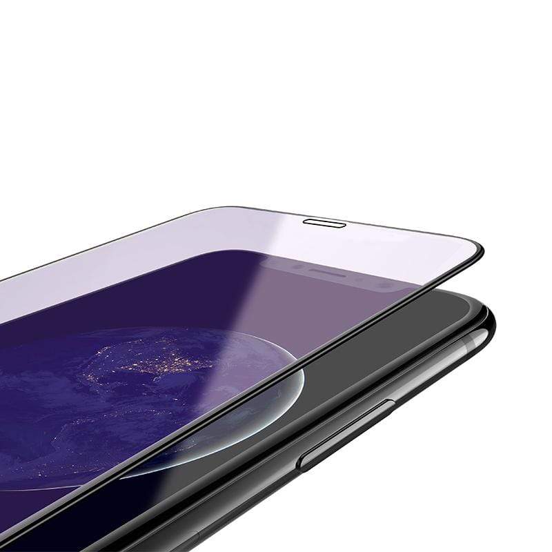 YourWorldShop For iPhone 6Plus 6sP / Black 7D Aluminum Alloy Tempered Glass For iPhone 6, 6s, 7 Plus, X, 8, 5, SE, 5S 23526520-for-iphone-6plus-6sp-black