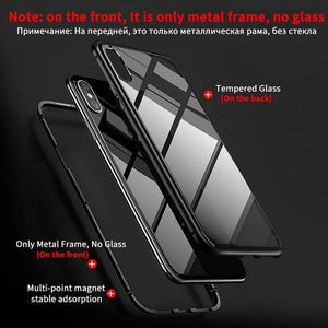 YourWorldShop Full Black / For iPhone X / No Front Glass Luxury Magnetic Case for iPhone X™ 16906013-full-black-for-iphone-x-no-front-glass