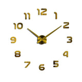 YourWorldShop gold / 47inch 3D Wall Clock 8137120-gold-47inch