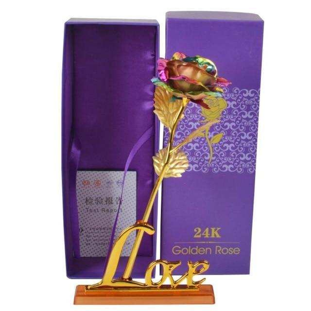 YourWorldShop Gold With base 24K Rose Gold Rose 14535874-with-base-united-states