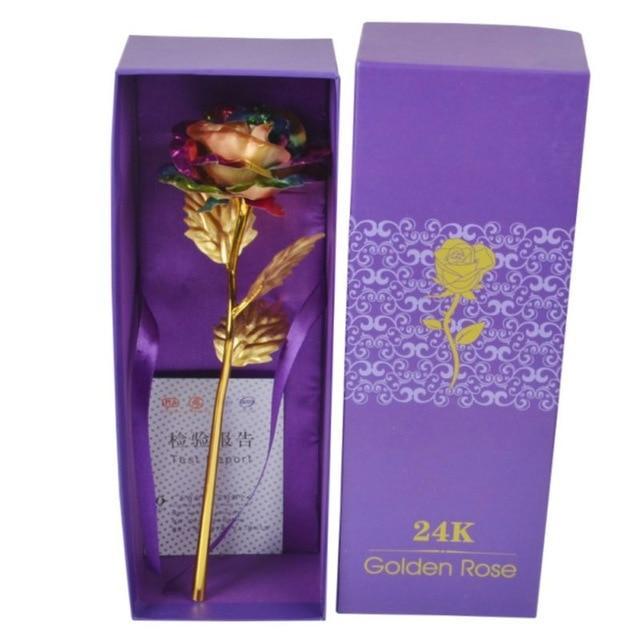 YourWorldShop Gold Without base 24K Rose Gold Rose 14535874-without-base-united-states