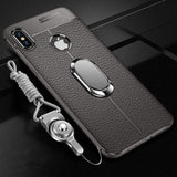 YourWorldShop Gray / For iPhone 6 6s Leather Silicone Magnetic Car Holder Case & Free Rope For All iPhone 22243845-gray-for-iphone-6-6s