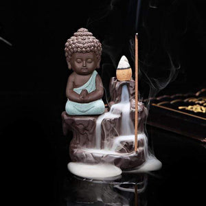 YourWorldShop Green Small Buddha Incense Holder Burner 3138952-green