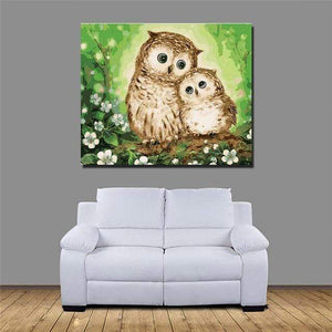 YourWorldShop OWL 2 / 40x50cm Colorful Various Animal Paint By Number 22056117-owl-2-40x50cm