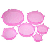 YourWorldShop Pink Fresh Food Silicone Cover (6 pcs) 1912435-pink
