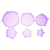 YourWorldShop Purple Fresh Food Silicone Cover (6 pcs) 1912435-purple