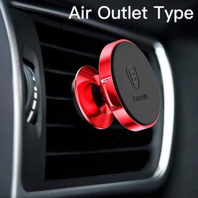 YourWorldShop Red Air Vent Universal Magnetic Phone Holder 2488009-red-air-vent