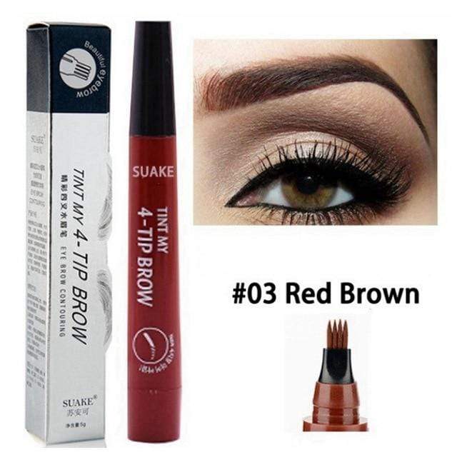 YourWorldShop Red Brown Microblading Waterproof Pen 21182313-03