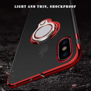 YourWorldShop Red / For Iphone X Luxury Magnetic Ring Stand Case For Iphone 6 6S 7 8 X XS MAX XR 21111087-red-for-iphone-x