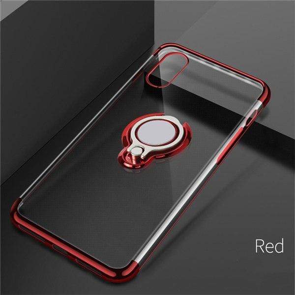 YourWorldShop Red / For Iphone X Luxury Magnetic Ring Stand Case For Iphone 6 6S 7 8 X XS MAX XR 21111087-red-for-iphone-x