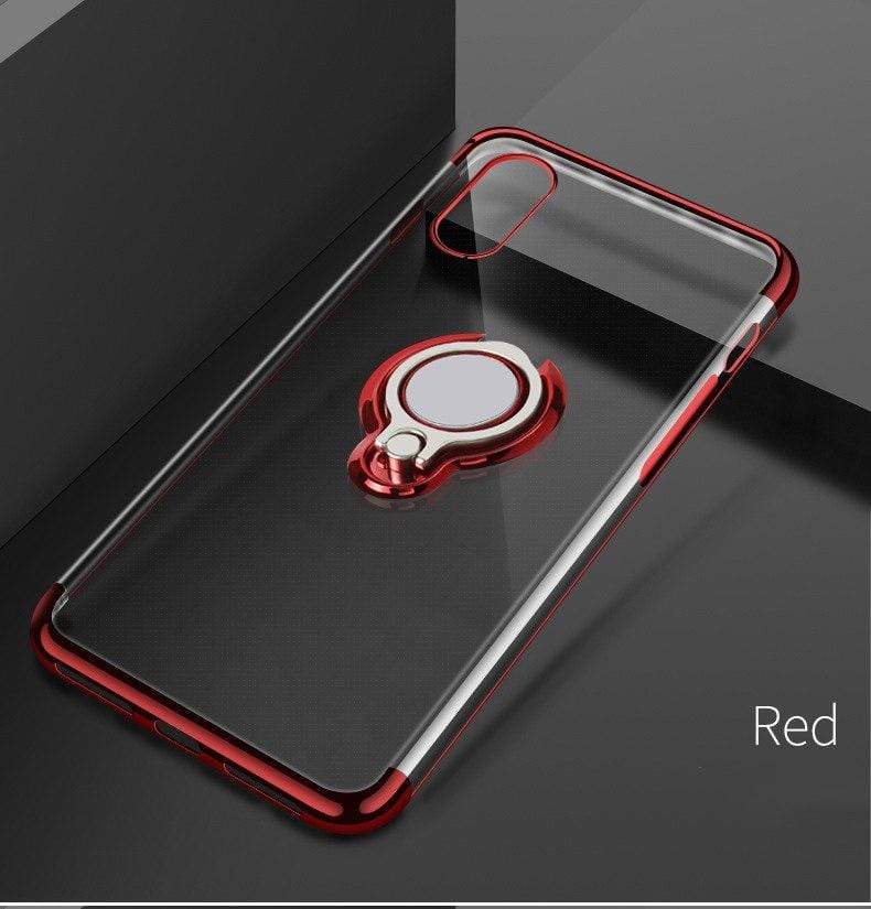 YourWorldShop Red / For Iphone X Luxury Magnetic Ring Stand Case For Iphone 6 6S 7 8 X XS MAX XR 21111087-red-for-iphone-x