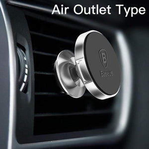 YourWorldShop Silver Air Vent Universal Magnetic Phone Holder 2488009-silver-air-vent