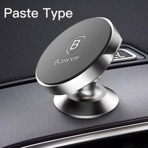 YourWorldShop Silver Paste Type Universal Magnetic Phone Holder 2488009-silver-paste-type