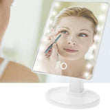 YourWorldShop White 16 LED Professional LED Touch Screen Makeup Mirror 17455169-white-16-led